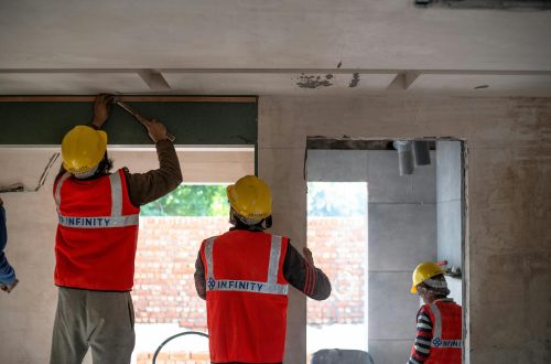 how to hang drywall